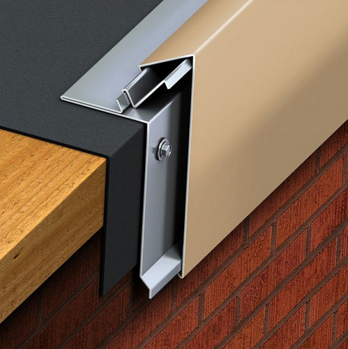 Fascia perimetrale del tetto - PAC SNAP EDGE SB  - PAC-CLAD Petersen Aluminum