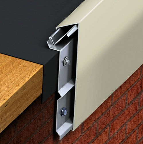Fascia perimetrale del tetto - PAC SNAP EDGE EXTENDED BUM  - PAC-CLAD Petersen Aluminum