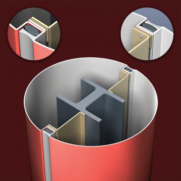Rivestimento per colonna - PAC-1000C - PAC-CLAD Petersen Aluminum