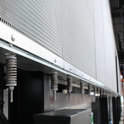 Sistema di fissaggio in acciaio inossidabile - EYEBOLT - Cambridge Architectural Mesh - per rivestimento di facciata / per esterni