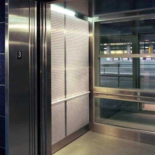 Maglia metallica in ottone - PLAZA - Cambridge Architectural Mesh - in acciaio inossidabile / per muro / per interni