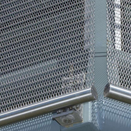 Sistema di fissaggio in metallo - ECLIPSE - Cambridge Architectural Mesh - per rivestimento di facciata / per interni / per esterni
