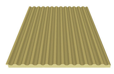 Pannello sandwich per facciata - ECO-FICIENT™ 7.2 - MBCI - rivestimento in acciaio galvanizzato / anima in poliuretano PUR