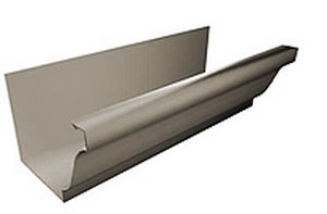Grondaia in rame - “K” OR “O/G” | 5" & 6" - Custom-Bilt Metals - in alluminio / quadrata
