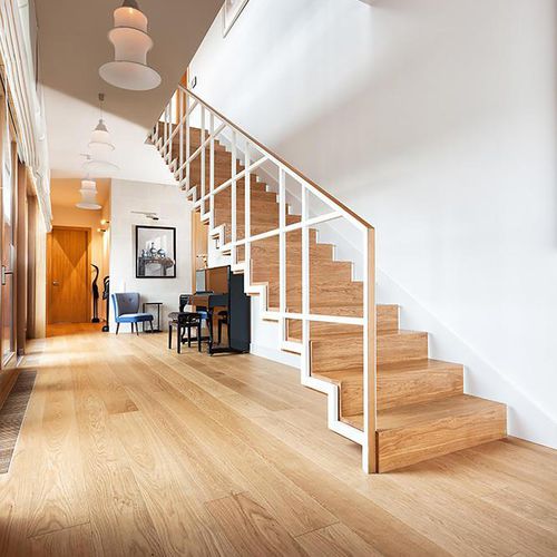 Scala dritta - MS-101 - Marchewka - con gradini in legno / con struttura in metallo / contemporanea