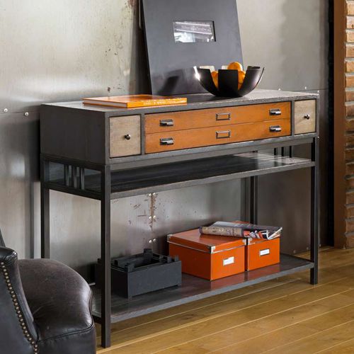 Consolle classica - MANUFACTURE PETIT MEUBLE - Artcopi - in legno / rettangolare / con cassetti