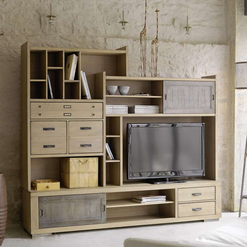 Parete attrezzata TV classico - MANUFACTURE PETIT MEUBLE - Artcopi - in legno / modulare