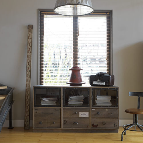 Credenza classica - Artcopi - in legno / in vetro
