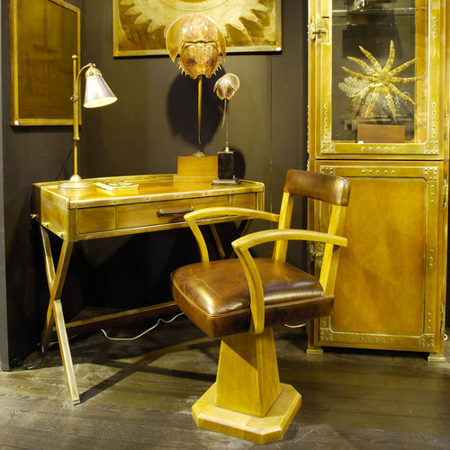 Scrivania classica - CHARME DES TEMPS - Artcopi - in legno / con contenitore