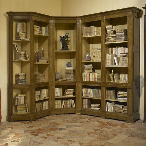 Libreria ad angolo - VENDÔME - Artcopi - classica / in legno