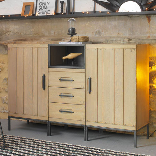 Credenza classica - BRISTOL - Artcopi - in legno / in metallo