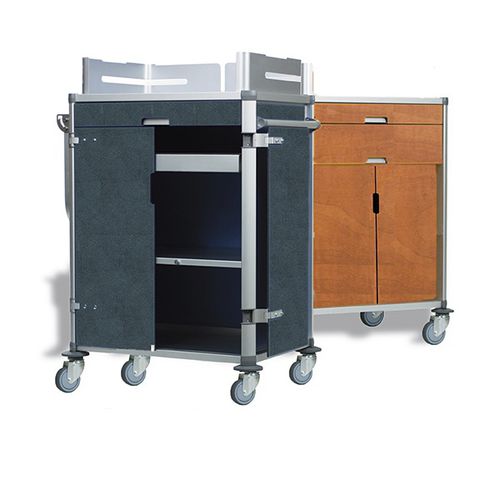 Carrello di pulizia - VEGA - ARIANEL - per hotel / per struttura sanitaria / in alluminio anodizzato