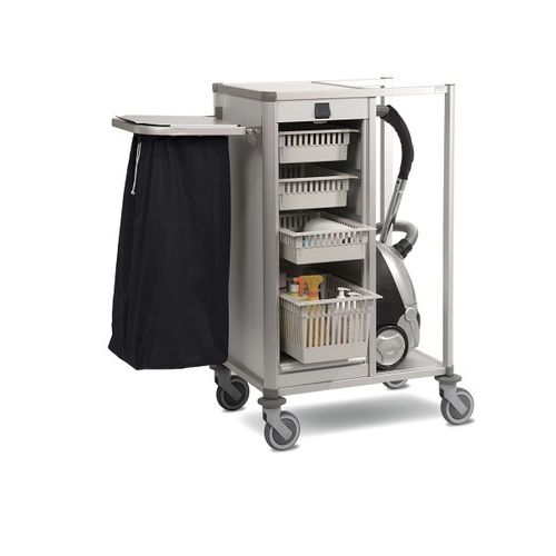 Carrello di pulizia - LAVEZZI - ARIANEL - per hotel / per struttura sanitaria / in alluminio anodizzato