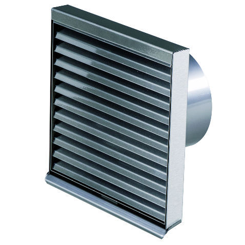 Griglia di ventilazione in acciaio inossidabile - WSG125 | WSG150 | WSG180 - Pluggit - rettangolare