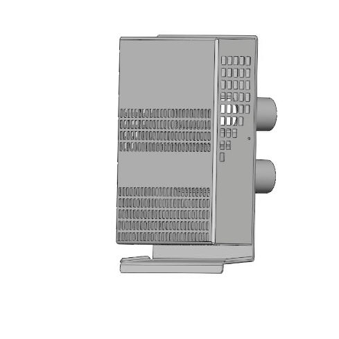 Griglia di ventilazione in acciaio inossidabile - IPCWH - Pluggit - rettangolare / per esterni / per facciate