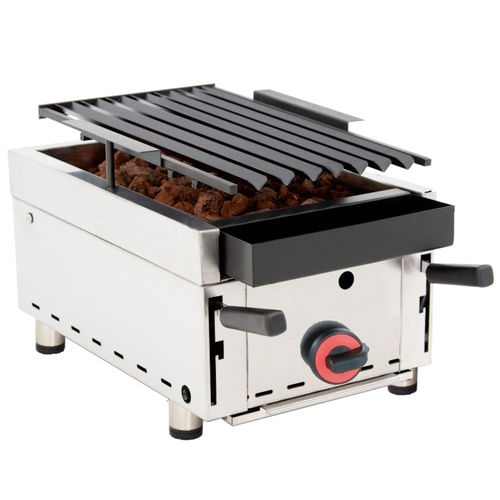 Barbecue a gas - 4471F053 - Mas Baga - professionale / da appoggio / in acciaio inossidabile