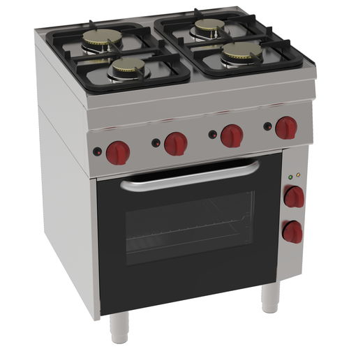 Blocco cottura a gas - 42600311 - Mas Baga - elettrico / professionale / 4 fuochi