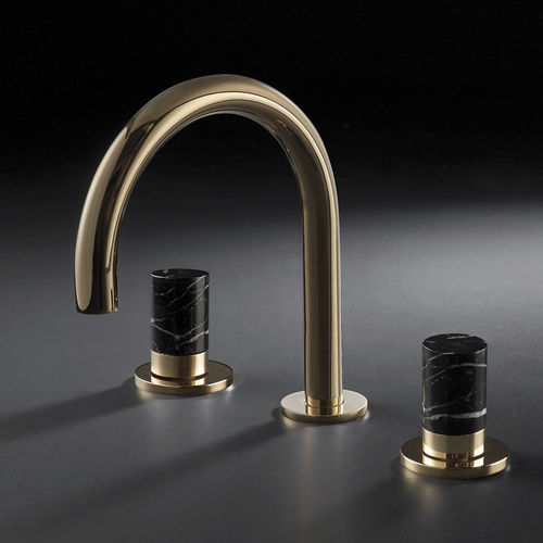 Miscelatore doppio comando per lavabo - 46 005 O/MK - Griferías Maier - da appoggio / in metallo / da bagno