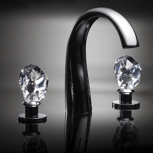 Miscelatore doppio comando per lavabo - 73 005P O | 73 005P CR - Griferías Maier - da appoggio / in metallo cromato / da interno