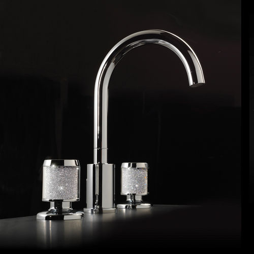Miscelatore per lavabo - 77 005 CR - Griferías Maier - da appoggio / in metallo / in cristallo Swarovski®
