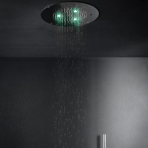 Soffione doccia da incasso a soffitto - 80 D400 - Griferías Maier - rotondo / a pioggia / con illuminazione incorporata