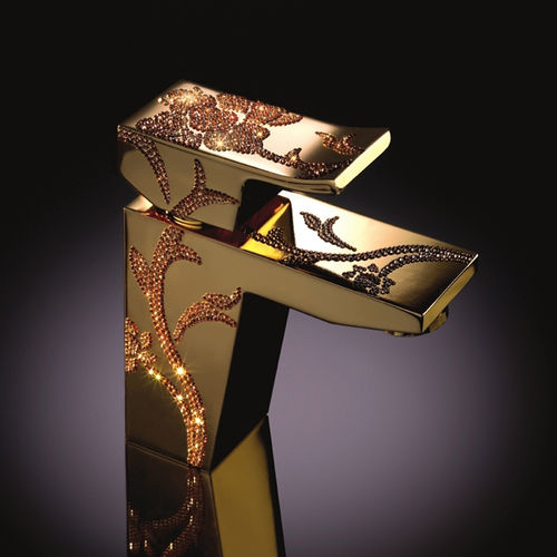 Miscelatore per lavabo - 61 002  - Griferías Maier - da appoggio / in metallo / in cristallo Swarovski®