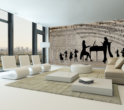 Carta da parati classica - D221 MOZART 1 - In Création - design originale / a motivi
