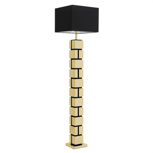 Lampada da terra - REYNAUD - EICHHOLTZ - in ottone lucidato / in tessuto / contemporanea