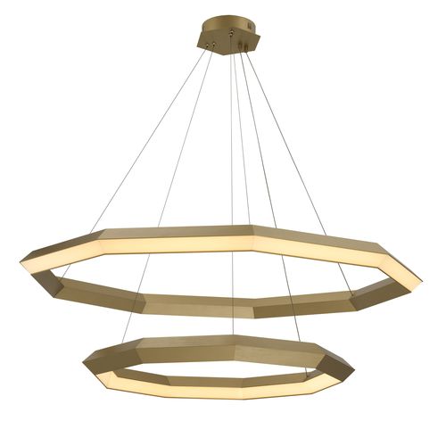 Lampadario contemporaneo - HELVETIA - EICHHOLTZ - in ottone / LED / fatto a mano