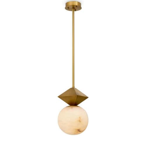 Lampada a sospensione - ELKO - EICHHOLTZ - in ottone / in pietra / in alabastro