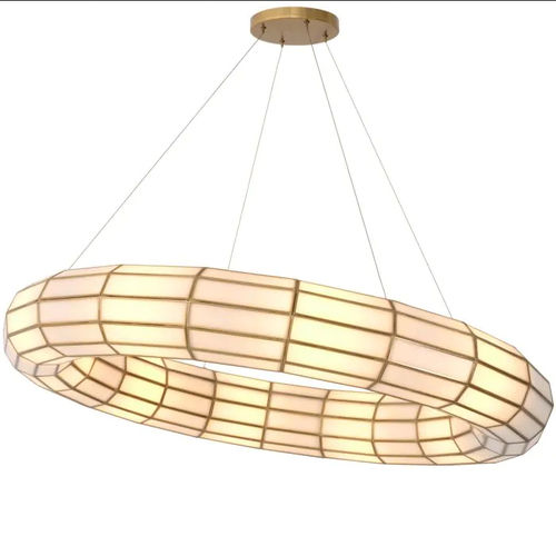 Lampadario contemporaneo - RONCO - EICHHOLTZ - in vetro / in ottone / da 10 lampadine