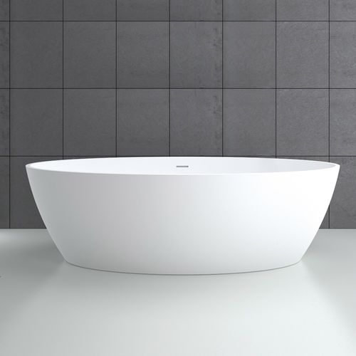 Vasca da bagno ovale - SPACE  - SDA Decoration - da appoggio / in resina / bianca