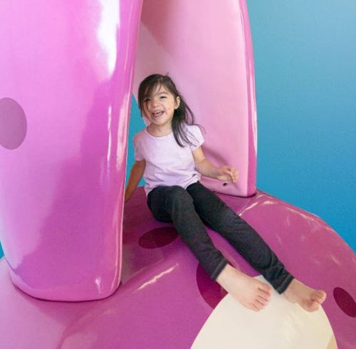 Scultura in espanso - HORACE THE SQUID   - Soft Play LLC - da appoggio / per parco giochi / gialla