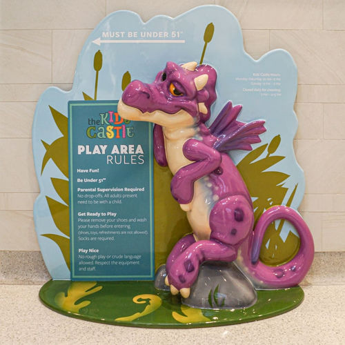 Pannello segnaletico da incasso - Soft Play LLC - a pavimento / in plastica / in cartone