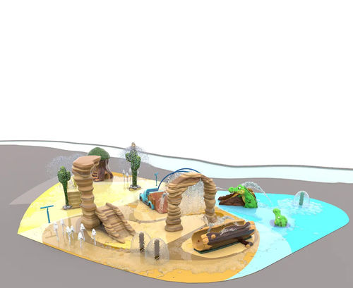 Gioco d'acqua per parco acquatico - Soft Play LLC