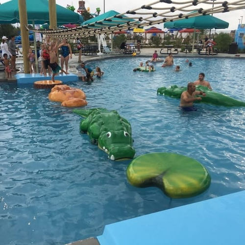 Scultura flottante - Soft Play LLC - da esterno / per parco acquatico / verde