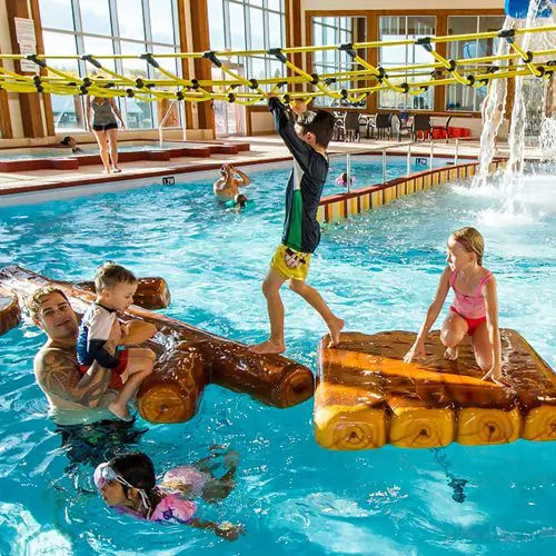 Percorso a ostacoli flottante - Soft Play LLC - per parco acquatico / piattaforma / passerella