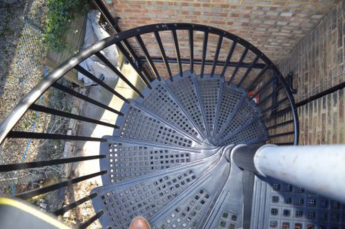 Scala a chiocciola - LCC - British Spirals & Castings - con gradini in ghisa / con struttura in ghisa / con struttura in metallo