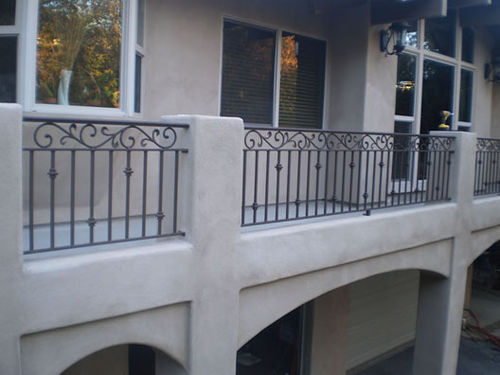 Ringhiera in ferro modellato - RWI SERIES - British Spirals & Castings - a sbarre / da esterno / per balcone