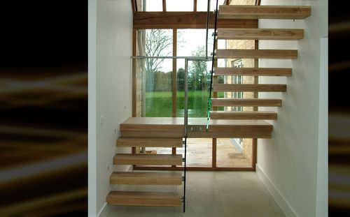 Scala a U - TURLEY CORNER - Canal Engineering - dritta / con gradini in legno / con struttura in metallo