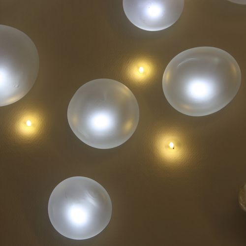Plafoniera contemporanea - NUCLEOLES - Semeur d'étoiles - rotonda / in vetro soffiato / LED