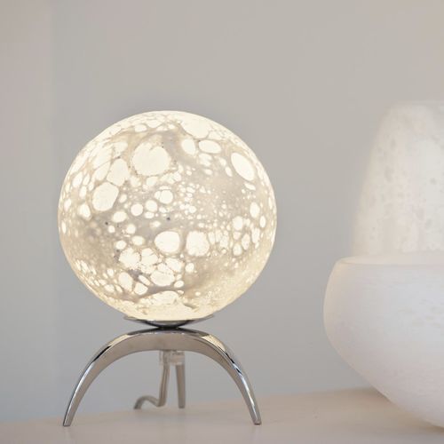 Lampada da tavolo - LUNE - Semeur d'étoiles - in ottone / in vetro soffiato / contemporanea