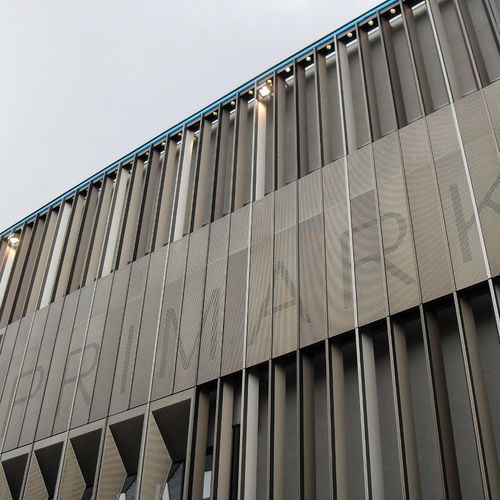 Griglia di ventilazione in alluminio - XL SCREENING  LOUVRES - Levolux - lineare / per esterni / per facciate