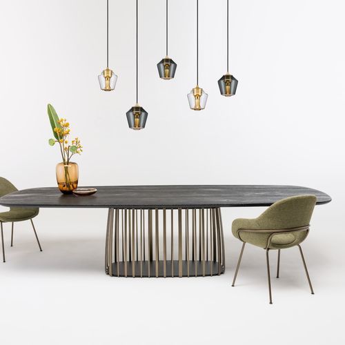 Faretti a binario LED - Ethics SGPL - less'n'more - tondo / in vetro / in cristallo