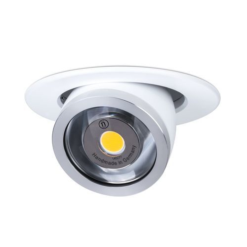 Faretto in alluminio - Ylux OF - less'n'more - da incasso a soffitto / LED / rotondo