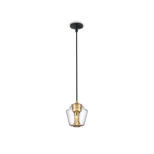 Lampada a sospensione - Ethics MGPL - less'n'more - in alluminio / in alluminio anodizzato / in vetro soffiato