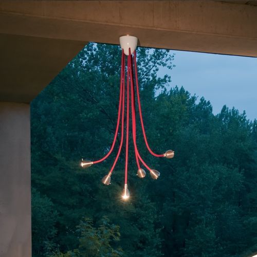 Lampada a sospensione - Athene DL - less'n'more - in alluminio / in alluminio spazzolato / in vetro