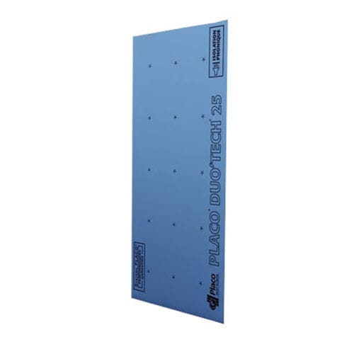 Lastra in cartongesso per isolamento acustico - PLACO&reg; DUO'TECH&reg; 25 - Placoplatre - rinforzata / Euroclasse A2 / per parete