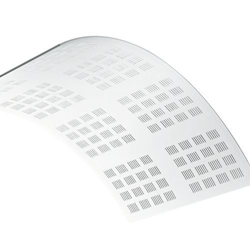 Lastra in cartongesso per isolamento acustico - GYPTONE® A'A CURVE LINE 6 - Placoplatre - perforata / decorativa / Euroclasse A2