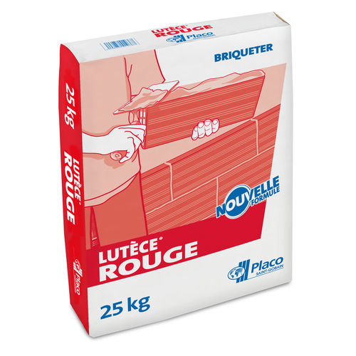 Intonaco in gesso - LUTECE® ROUGE 25kg - Placoplatre - da interno / per parete